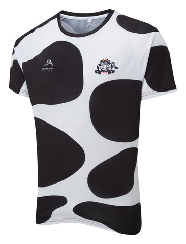 Running Top in cow print